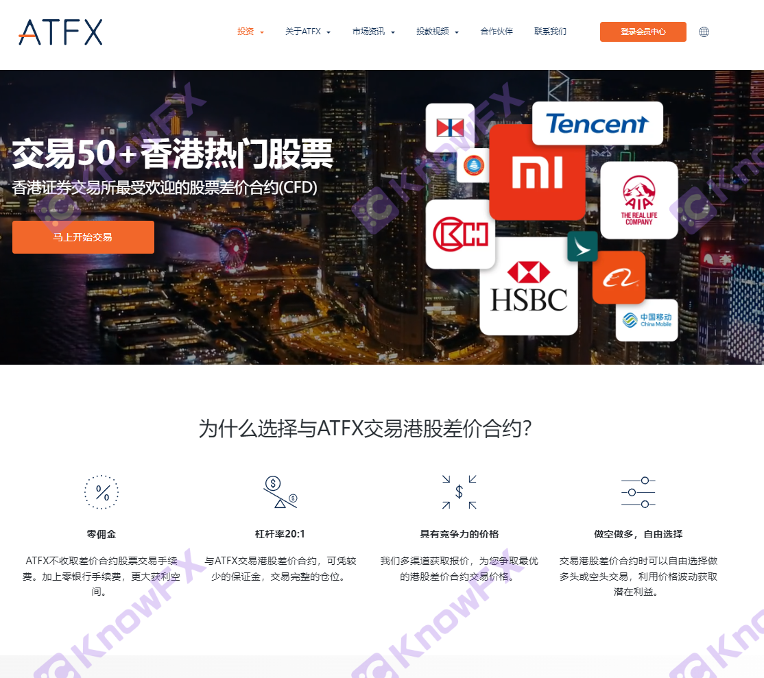 香港券商考察行——券商ATFX在香港的公司与其官网上宣传是否一致？