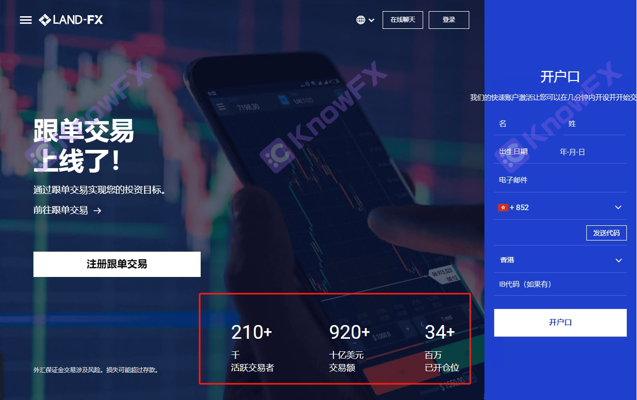 券商Land-FX官方虚假宣传赞助交易公司监管光腚，自称早已退出中国？！