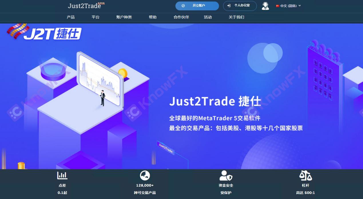 Just2Trade中外网站赠金活动搞区别对待，虚假宣传监管信息脸都不带红！！