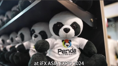 Transacción de divisas de empoderamiento de panda: 2024 Tecnología digital compartido en la exposición Tailandia IFX