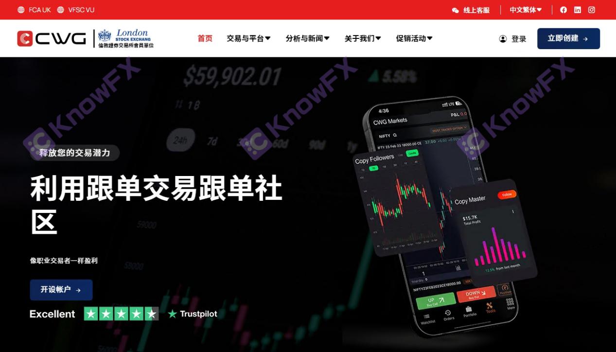 CWGMarkets陷阱重重，老牌經紀商“連帶責任”下的資金凍結迷局與精心佈局“騙局”！！