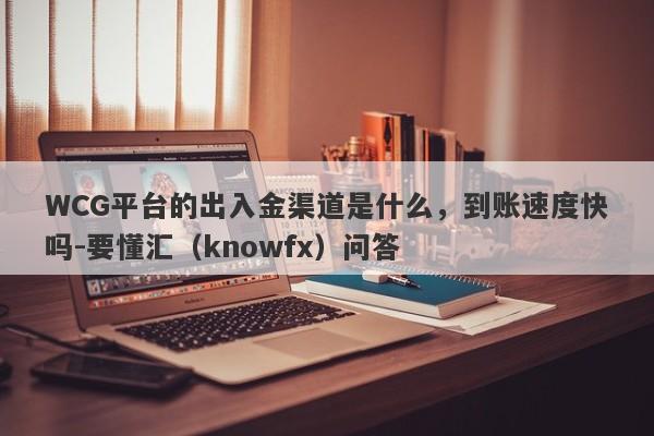 WCG平台的出入金渠道是什么，到账速度快吗-要懂汇（knowfx）问答