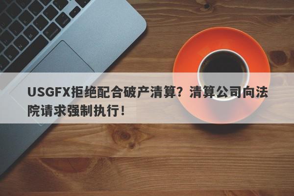 USGFX拒绝配合破产清算？清算公司向法院请求强制执行！