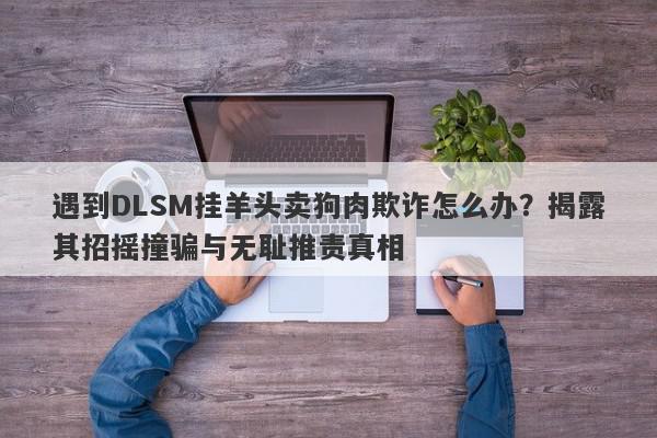 遇到DLSM挂羊头卖狗肉欺诈怎么办？揭露其招摇撞骗与无耻推责真相