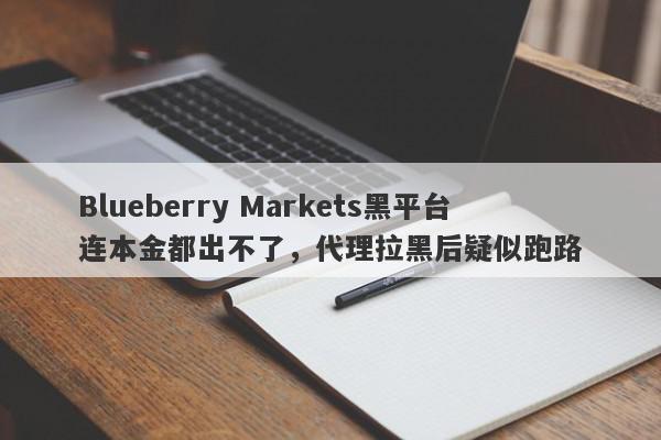 Blueberry Markets黑平台连本金都出不了，代理拉黑后疑似跑路