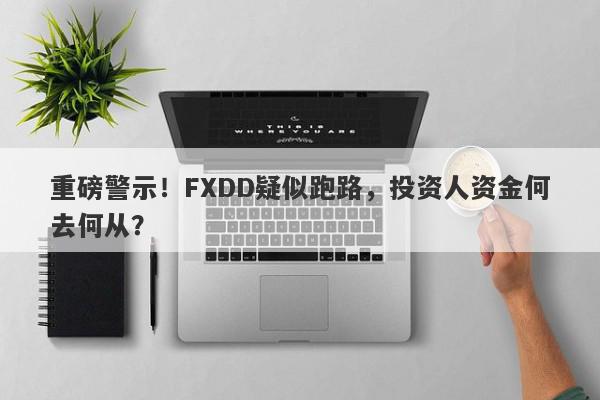 重磅警示！FXDD疑似跑路，投资人资金何去何从？