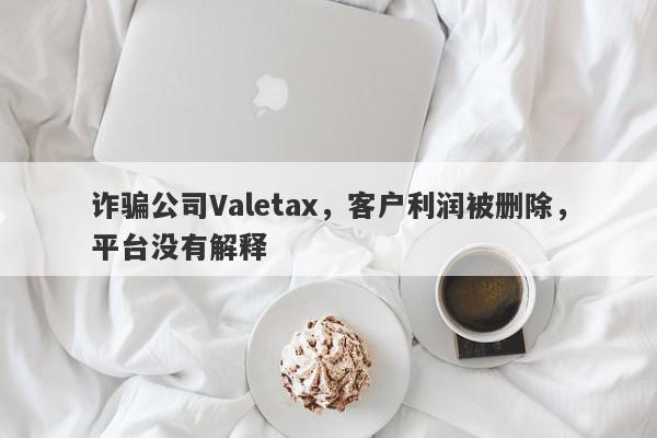 诈骗公司Valetax，客户利润被删除，平台没有解释