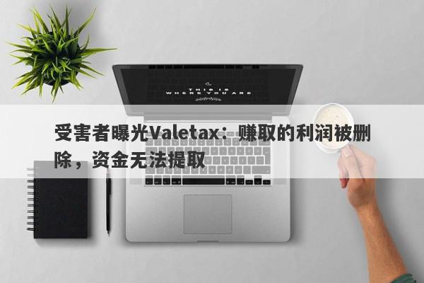 受害者曝光Valetax：赚取的利润被删除，资金无法提取