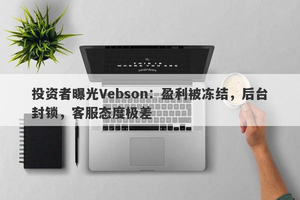 投资者曝光Vebson：盈利被冻结，后台封锁，客服态度极差